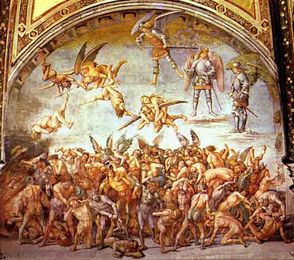 The Damned Cast into Hell(c.1499) - Luca Signorelli (c. 1445 – October 16, 1523)
