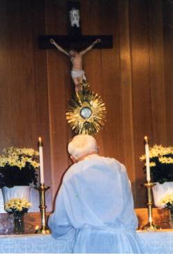 Adoration of Our Lord in the Monstrance