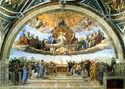 The Disputation, by Raphael