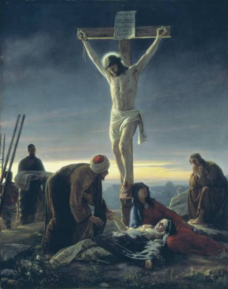 Painting of The Crucifixion by Carl Heinrich Bloch