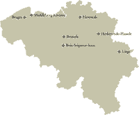 Map: Eucharistic Miracles of Belgium
