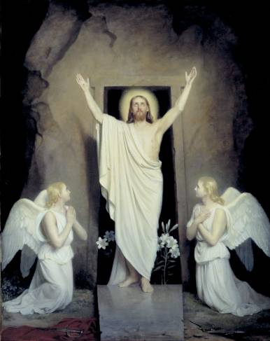 Painting of The Resurrection by Carl Heinrich Bloch