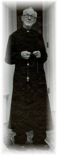 Fr. Hardon with Rosary